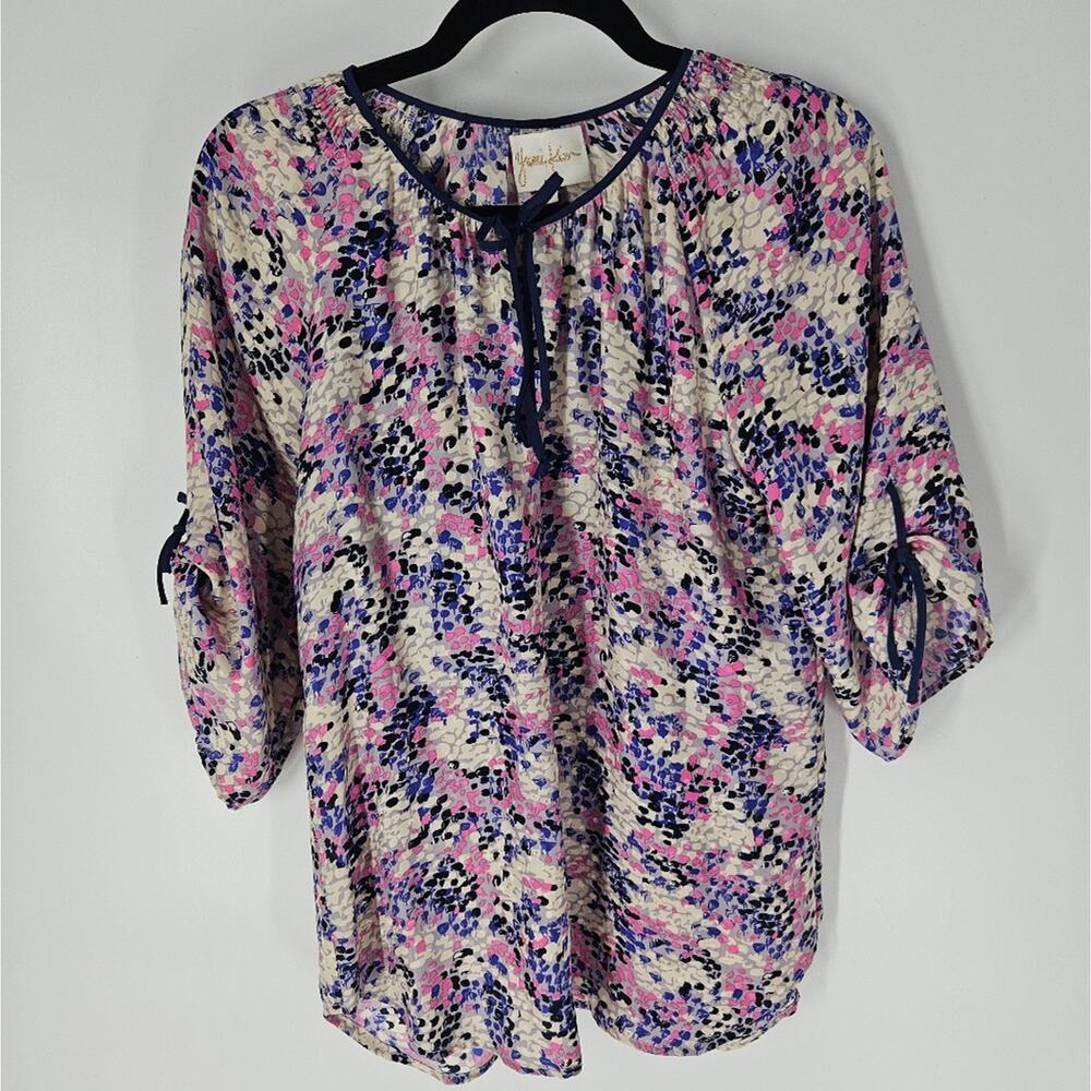 Yumi Kim Multicolor Silk Joey Boho Blouse S